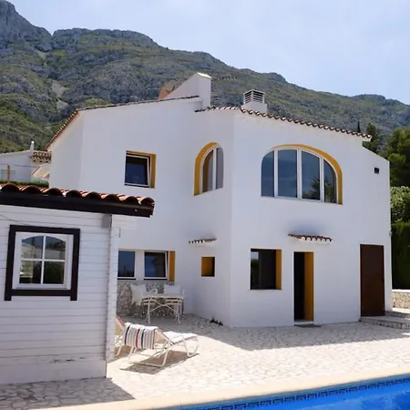 With 4 Bedrooms In With Wonderful Sea View Private Pool Furnished Terrace 4 Km From The Beach Вилла